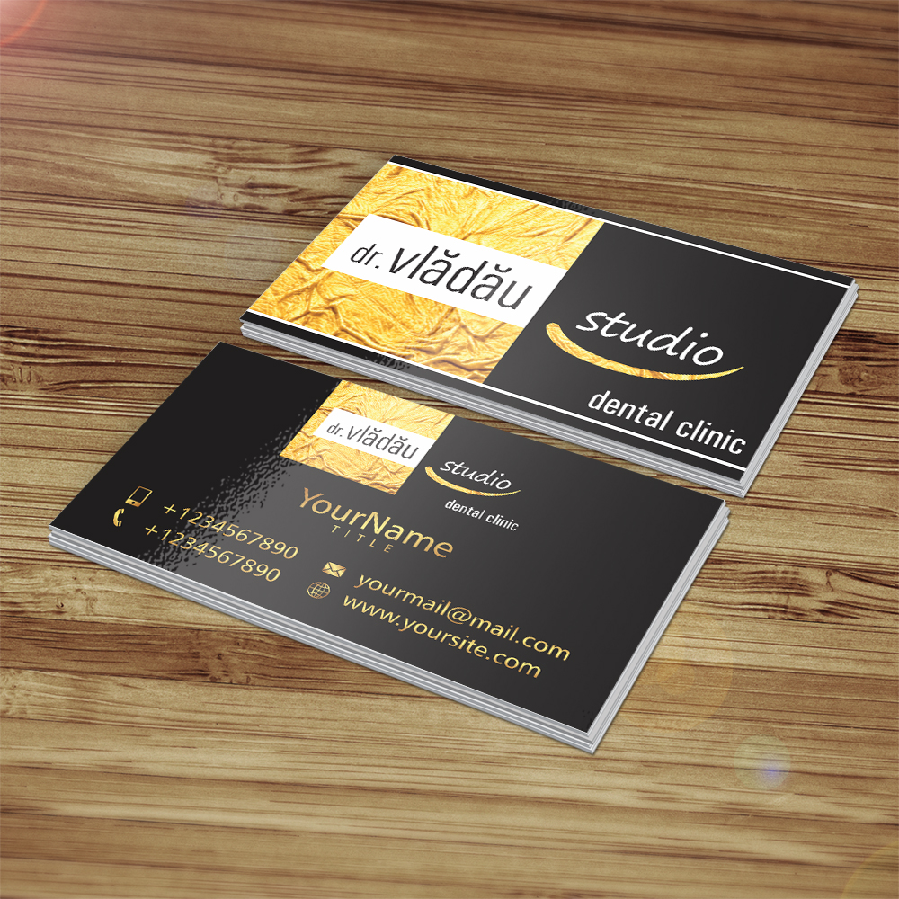 Visitenkarten-Design von Khalik für HIPPOKRATES DE KOS SRL  VAT: 32153681 | Design #22626319