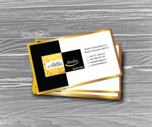 Business Card Design by MDesign for HIPPOKRATES DE KOS SRL  VAT: 32153681 | Design #22641665