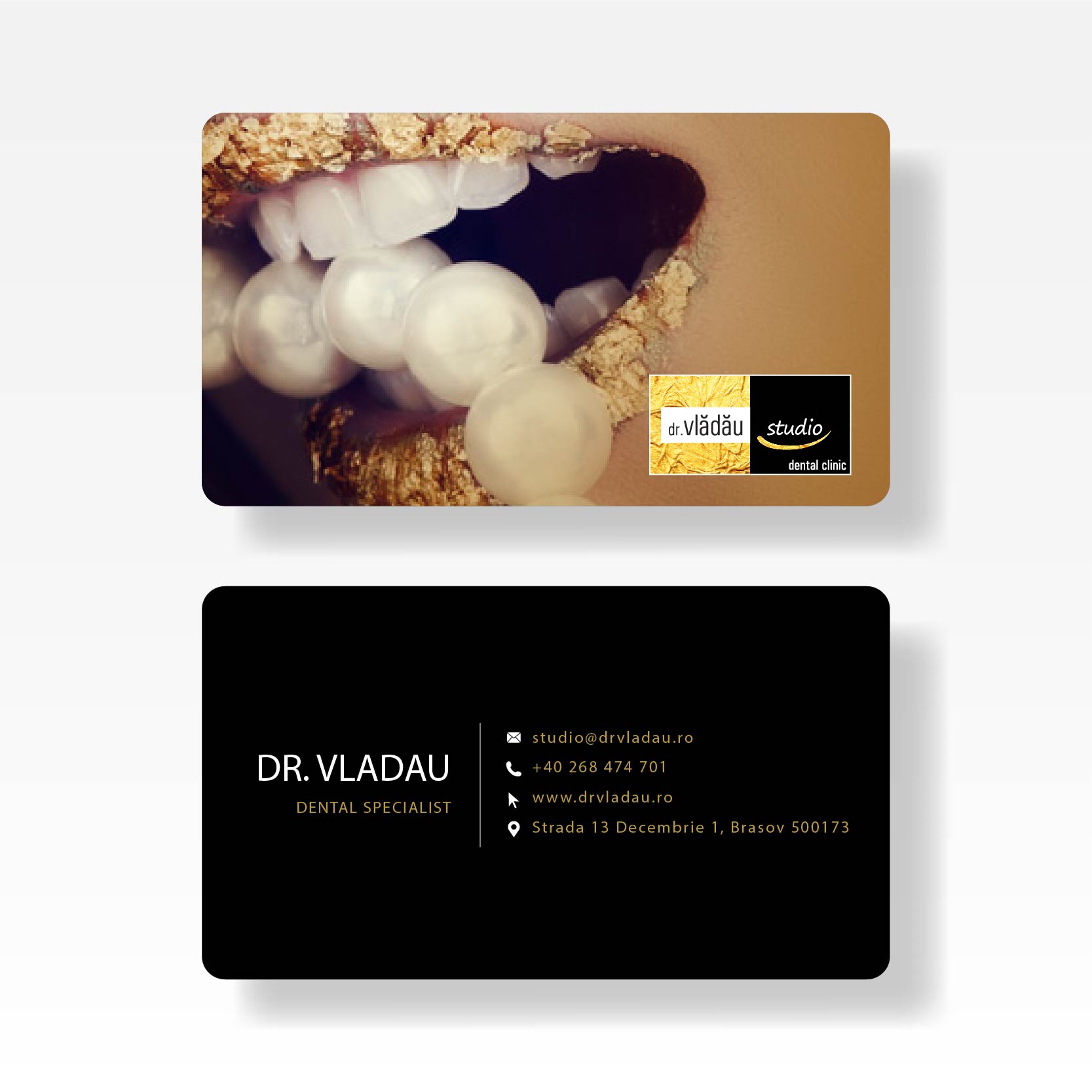 Business Card Design by Aistikart for HIPPOKRATES DE KOS SRL  VAT: 32153681 | Design #22667033