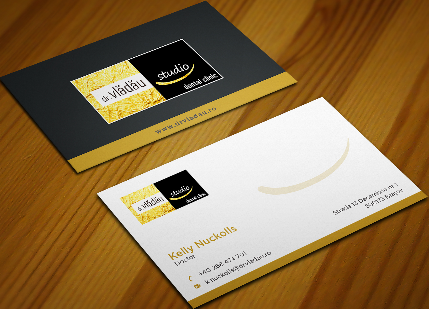 Business Card Design by haru_ichiban for HIPPOKRATES DE KOS SRL  VAT: 32153681 | Design #22621276