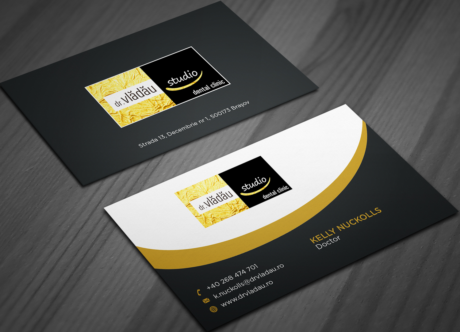 Business Card Design by haru_ichiban for HIPPOKRATES DE KOS SRL  VAT: 32153681 | Design #22621348