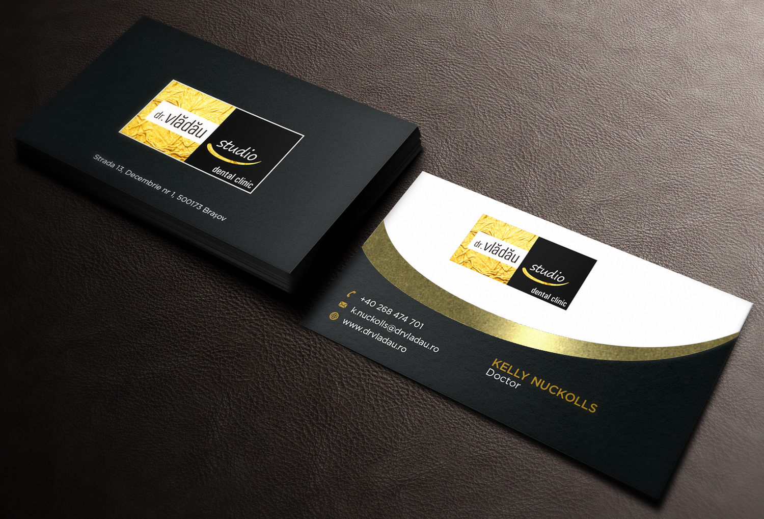 Business Card Design by haru_ichiban for HIPPOKRATES DE KOS SRL  VAT: 32153681 | Design #22628046