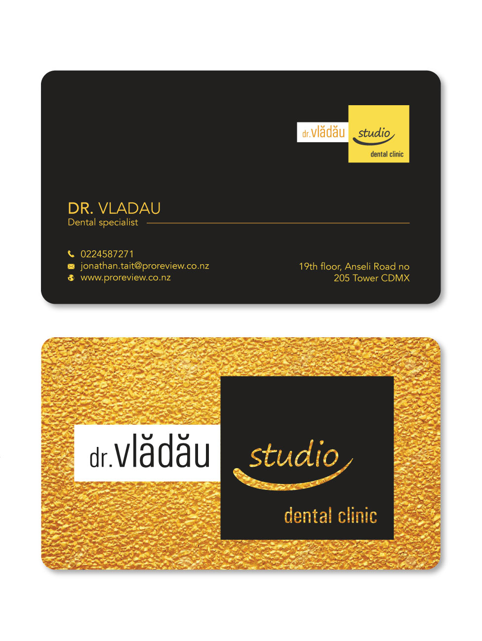 Diseño de Tarjeta de Presentación por zumur 2 para HIPPOKRATES DE KOS SRL  VAT: 32153681 | Diseño #22621927