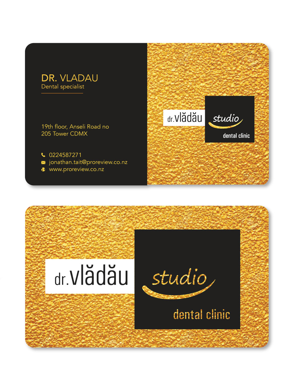 Business Card Design by zumur 2 for HIPPOKRATES DE KOS SRL  VAT: 32153681 | Design #22623507