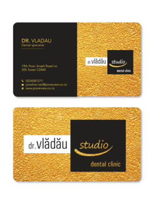 Business Card Design by zumur 2 for HIPPOKRATES DE KOS SRL  VAT: 32153681 | Design: #22623507