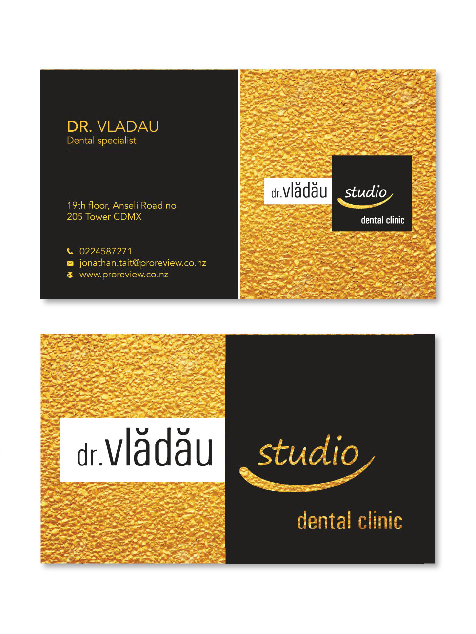 Business Card Design by zumur 2 for HIPPOKRATES DE KOS SRL  VAT: 32153681 | Design #22623597