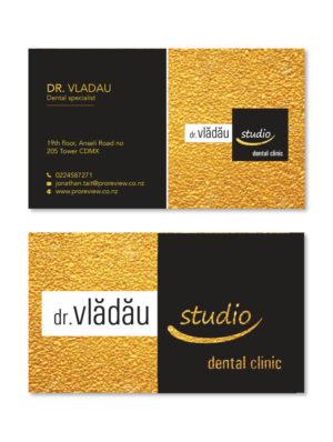 Business Card Design by zumur 2 for HIPPOKRATES DE KOS SRL  VAT: 32153681 | Design: #22623597