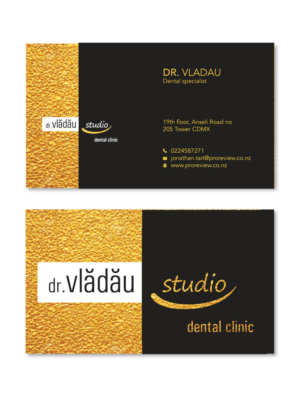 Business Card Design by zumur 2 for HIPPOKRATES DE KOS SRL  VAT: 32153681 | Design: #22623643