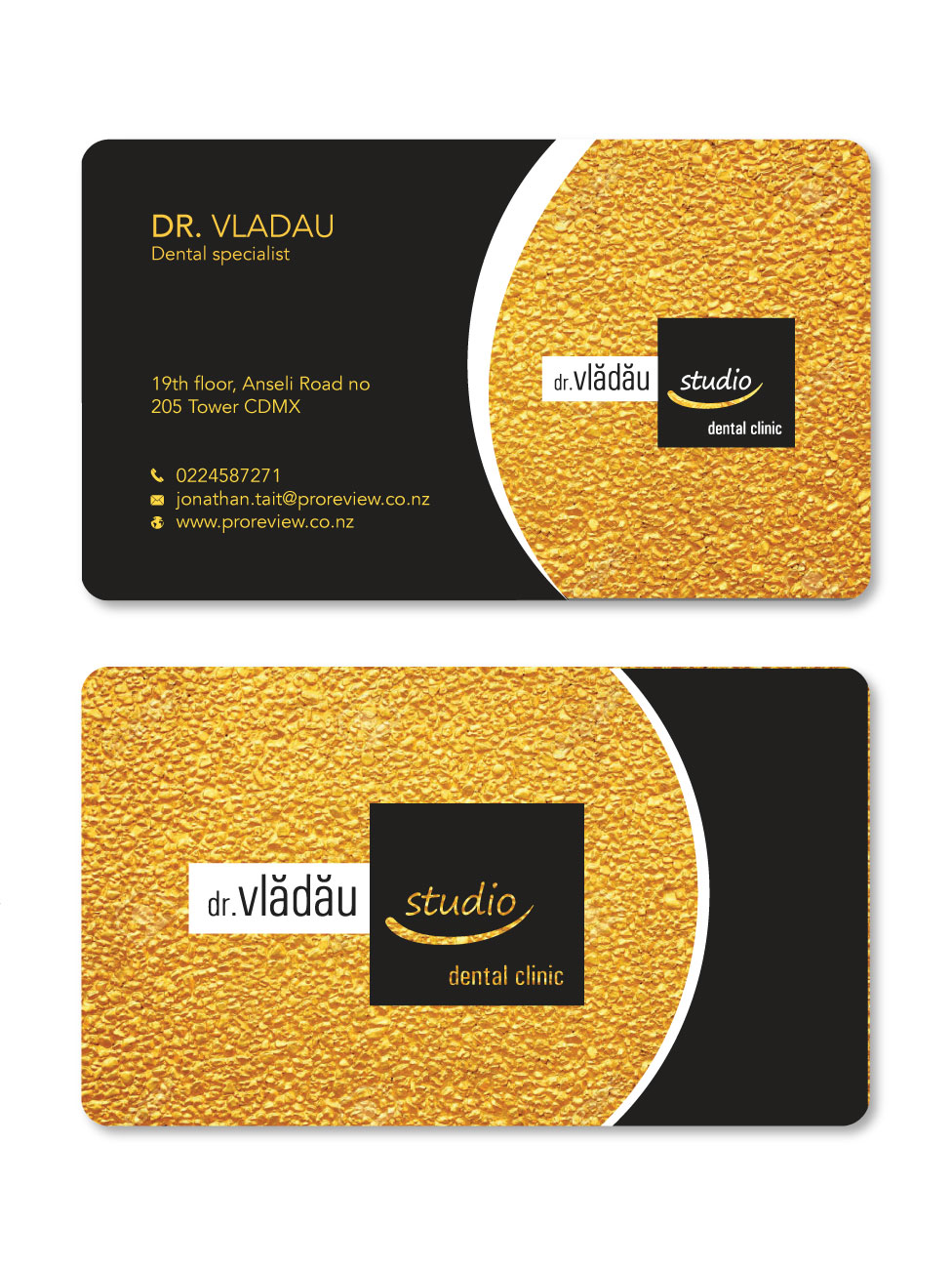 Business Card Design by zumur 2 for HIPPOKRATES DE KOS SRL  VAT: 32153681 | Design #22623708