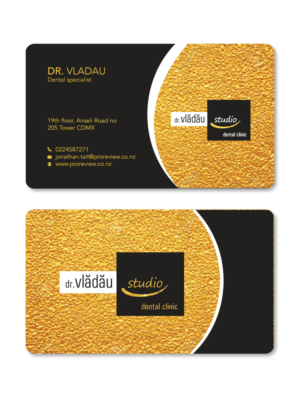 Business Card Design by zumur 2 for HIPPOKRATES DE KOS SRL  VAT: 32153681 | Design: #22623708