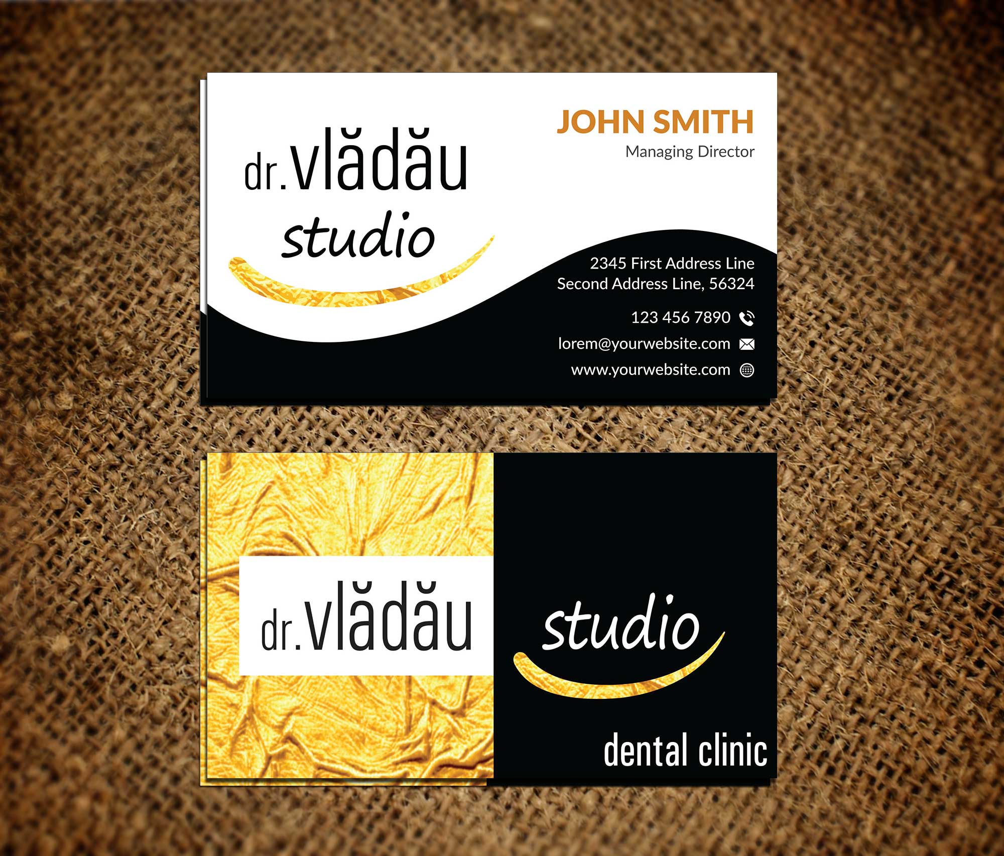 Diseño de Tarjeta de Presentación por Musa. A para HIPPOKRATES DE KOS SRL  VAT: 32153681 | Diseño #22666122