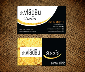 Business Card Design by Musa. A for HIPPOKRATES DE KOS SRL  VAT: 32153681 | Design: #22666123