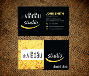 Business Card Design by Musa. A for HIPPOKRATES DE KOS SRL  VAT: 32153681 | Design: #22666124