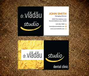 Business Card Design by Musa. A for HIPPOKRATES DE KOS SRL  VAT: 32153681 | Design: #22666125