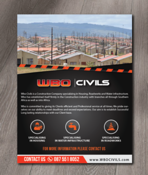 Flyer Design by alex989 for WBO Civils  | Design: #22632157