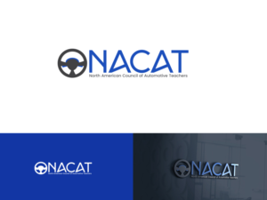 We would like it to say NACAT, but also maybe have a tag line that would say North American Council of Automotive Teachers. Possible opportunity to maybe use other tag lines, or ability to switch a tag line in the logo.  | Logo-Design von ArtSamurai