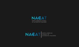 We would like it to say NACAT, but also maybe have a tag line that would say North American Council of Automotive Teachers. Possible opportunity to maybe use other tag lines, or ability to switch a tag line in the logo.  | Logo Design by Majestic Prints
