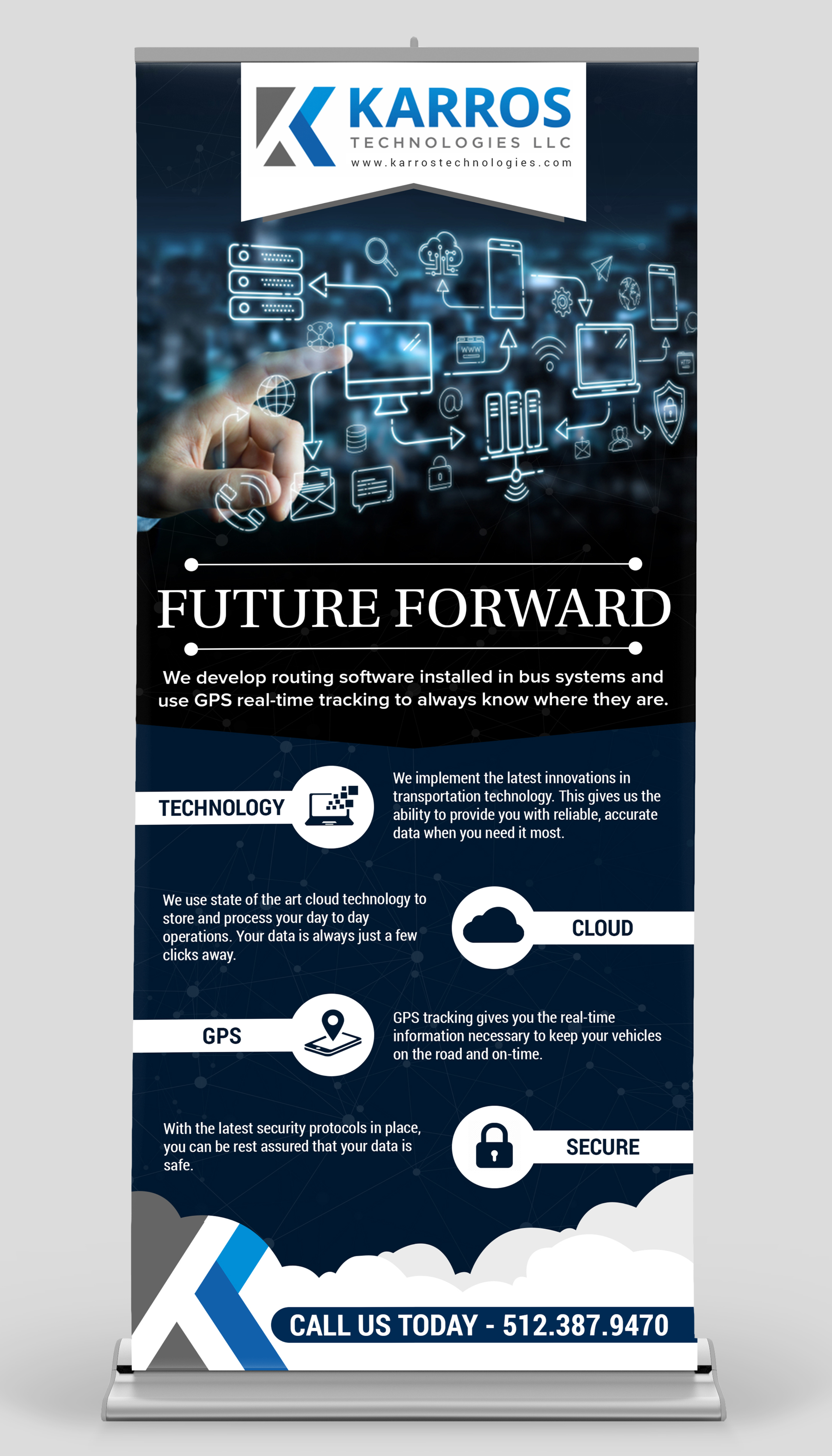 Banner-Design von SAI DESIGNS für Karros Technologies LLC  | Design #22631407