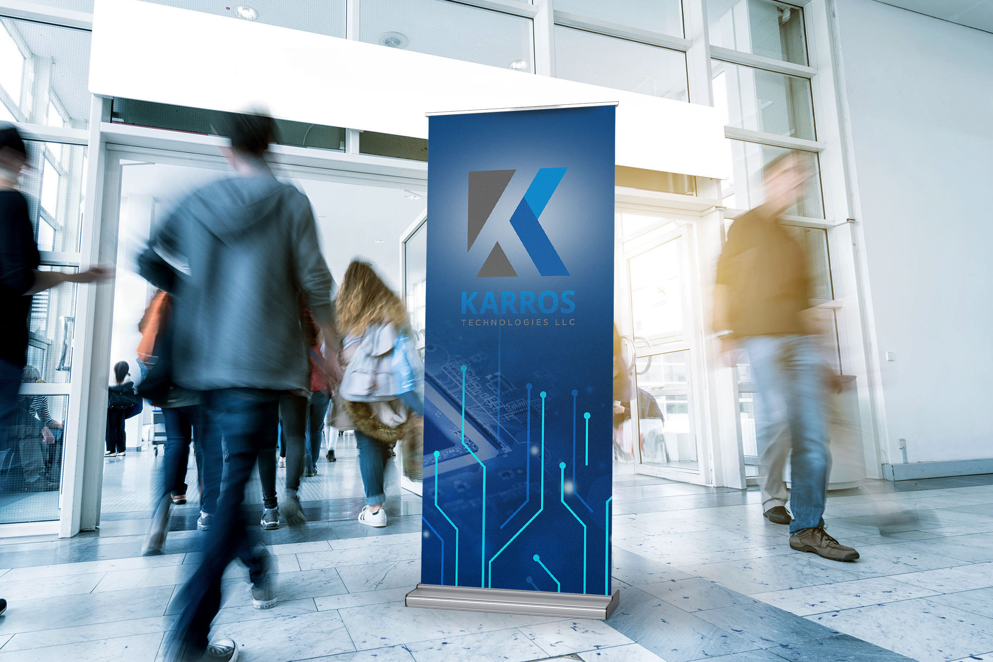 Diseño De Banner Publicitario por wolfwud para Karros Technologies LLC  | Diseño: #22736308