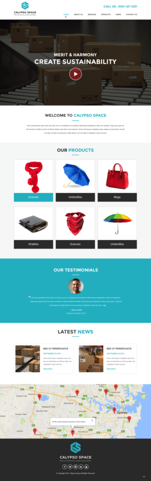Web Design by pb for Calypso Space SL | Design: #22665159