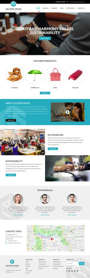 Web Design by pb for Calypso Space SL | Design: #22665169