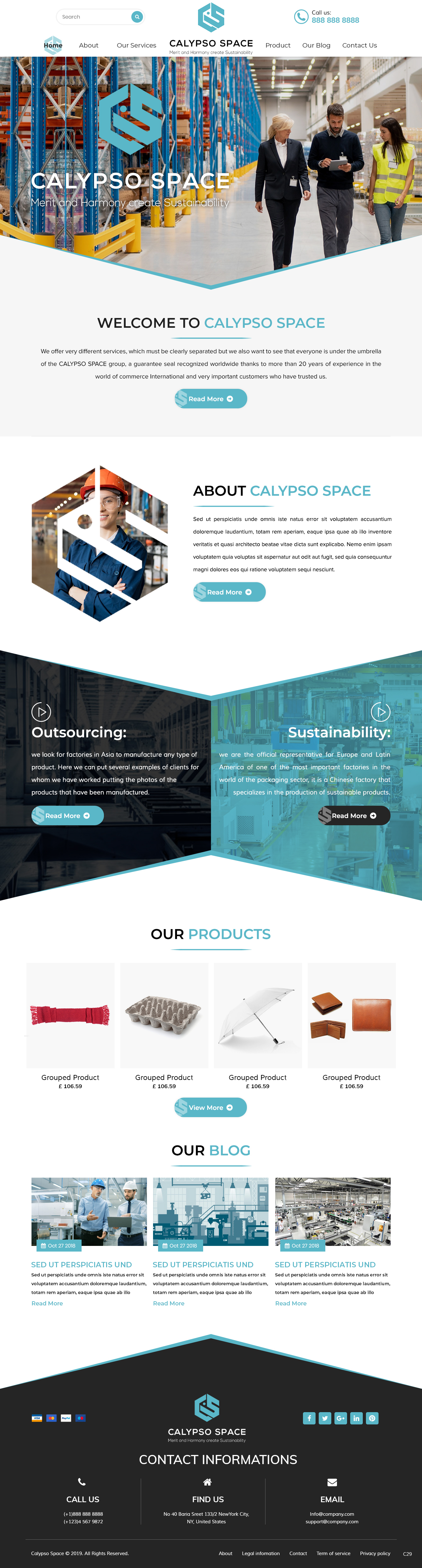 Web Design by pb for Calypso Space SL | Design #22665172