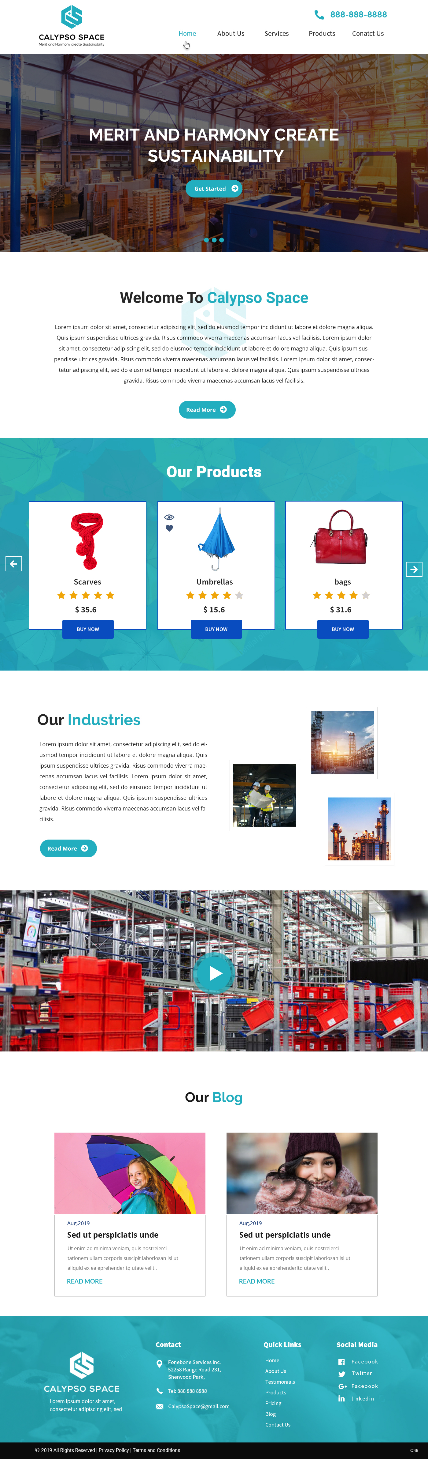 Web Design by pb for Calypso Space SL | Design #22665173