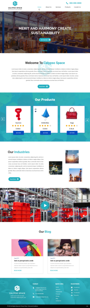 Web Design by pb for Calypso Space SL | Design: #22665173
