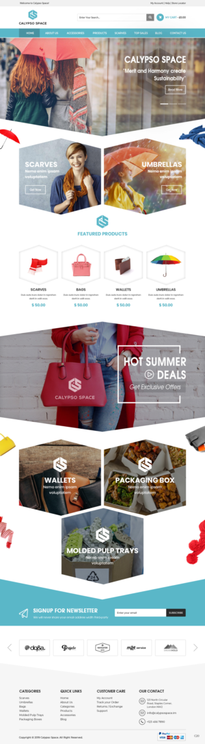 Web Design by pb for Calypso Space SL | Design: #22665508