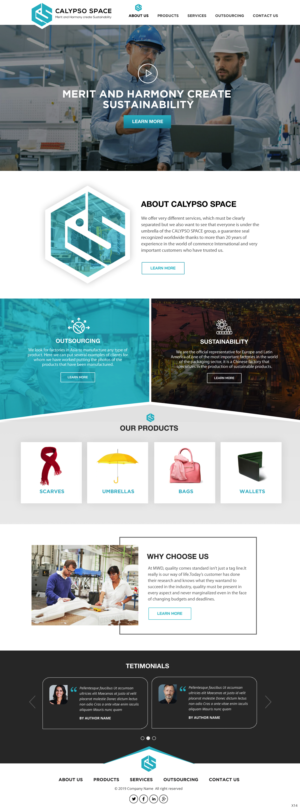 Web Design by pb for Calypso Space SL | Design: #22673810