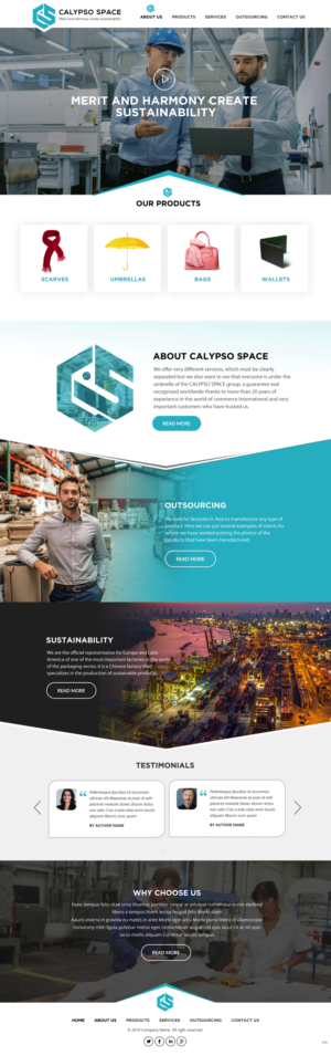 Web Design by pb for Calypso Space SL | Design: #22673811
