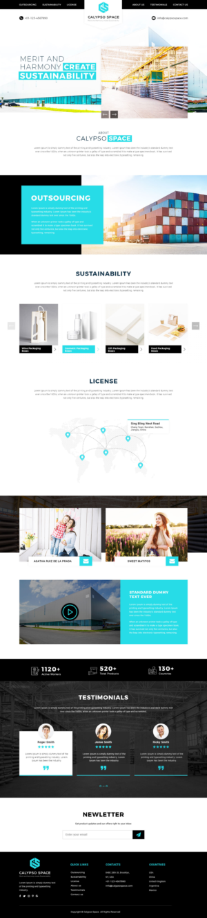 Web Design by AbhishekRoyBunty for Calypso Space SL | Design: #22674135