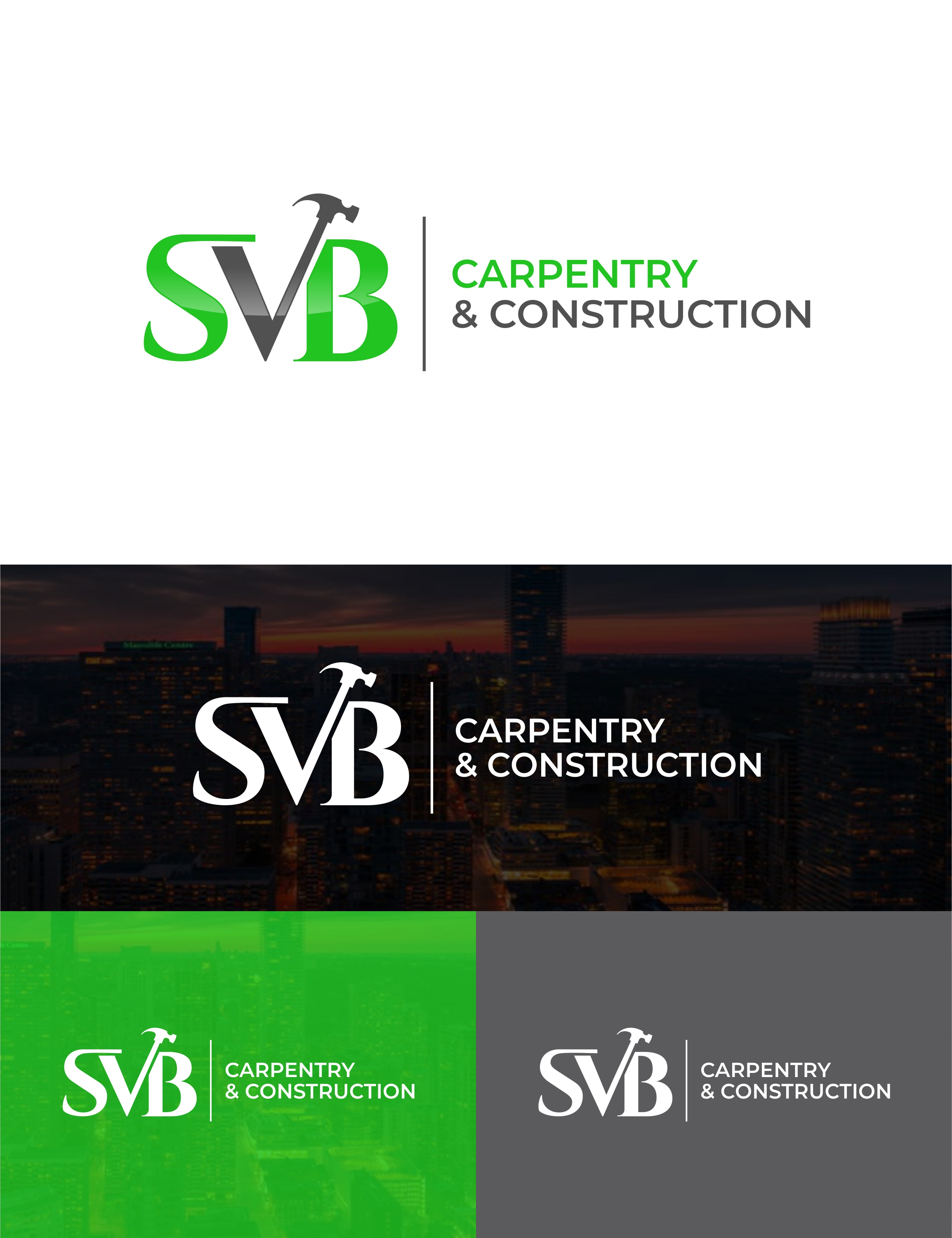 Design de Logo par Sarah Graphic pour svb carpentry & construction | Design #22626969