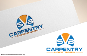 SVB, SVB carpentry & construction | Logo Design by Juli creation
