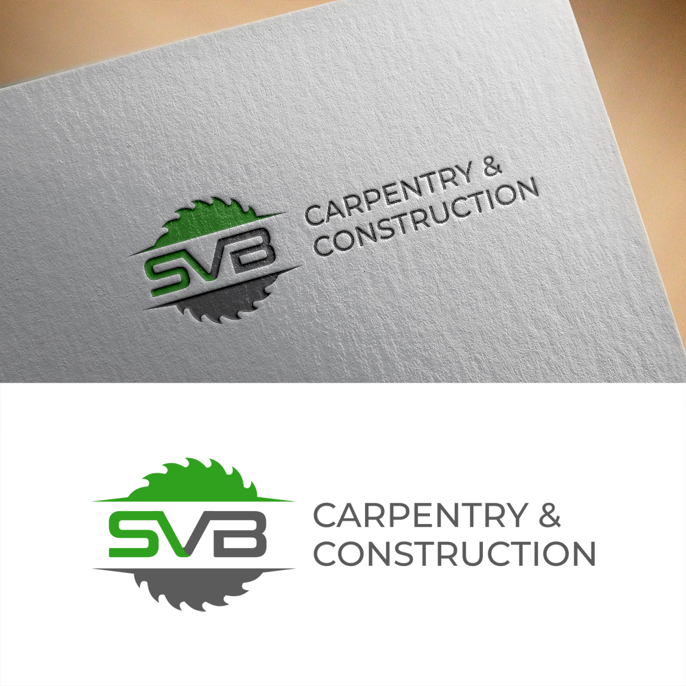 Logo Design by Creative™ for svb carpentry & construction | Design #22626729