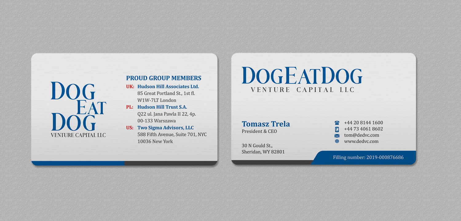 Design de Carte de Visite par INDIAN_Ashok pour Two Sigma Advisors LLC | Design #22630564