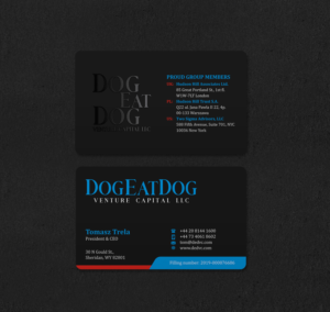 Design de Carte de Visite par INDIAN_Ashok pour Two Sigma Advisors LLC | Design : #22630586