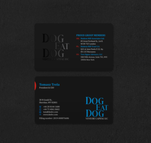 Design de Carte de Visite par INDIAN_Ashok pour Two Sigma Advisors LLC | Design : #22630588