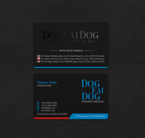 Design de Carte de Visite par INDIAN_Ashok pour Two Sigma Advisors LLC | Design : #22630594