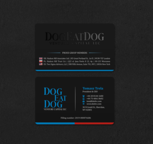 Design de Carte de Visite par INDIAN_Ashok pour Two Sigma Advisors LLC | Design : #22630598