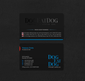 Design de Carte de Visite par INDIAN_Ashok pour Two Sigma Advisors LLC | Design : #22630602