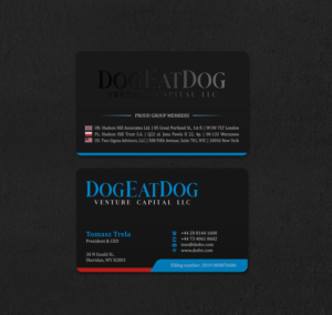 Design de Carte de Visite par INDIAN_Ashok pour Two Sigma Advisors LLC | Design : #22630603