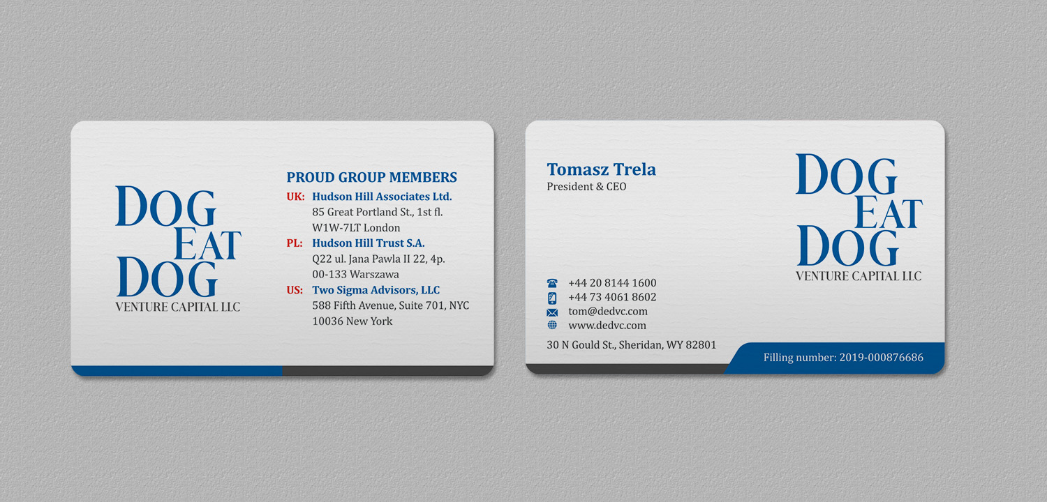 Business Card Design by INDIAN_Ashok for Two Sigma Advisors LLC | Design #22630624