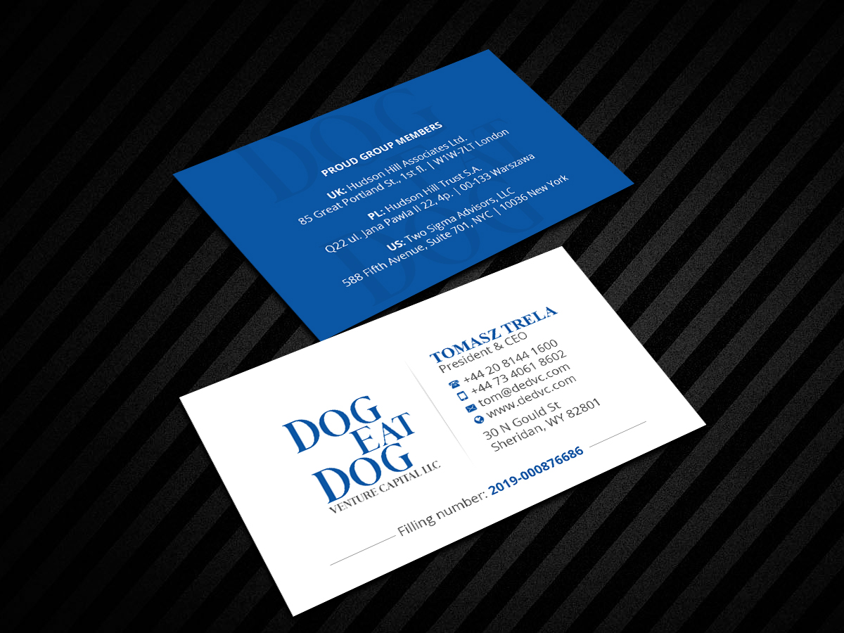 Business Card Design by Creations Box 2015 for Two Sigma Advisors LLC | Design #22632418