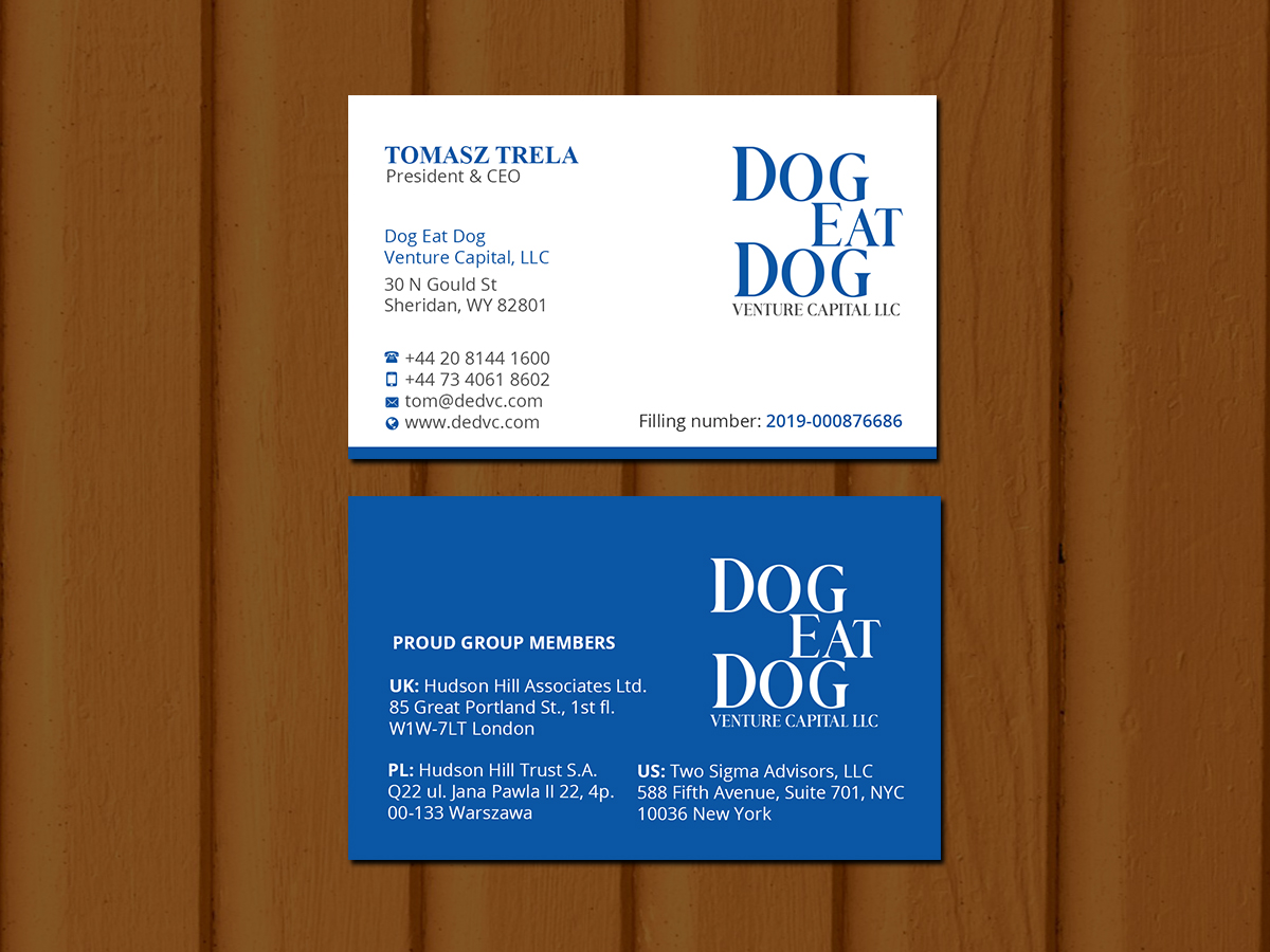 Business Card Design by Creations Box 2015 for Two Sigma Advisors LLC | Design #22632430