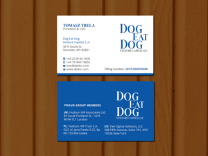 Business Card Design by Creations Box 2015 for Two Sigma Advisors LLC | Design: #22632430