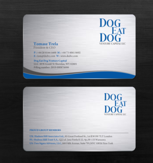 Business Card Design by chandrayaan.creative for Two Sigma Advisors LLC | Design: #22630974