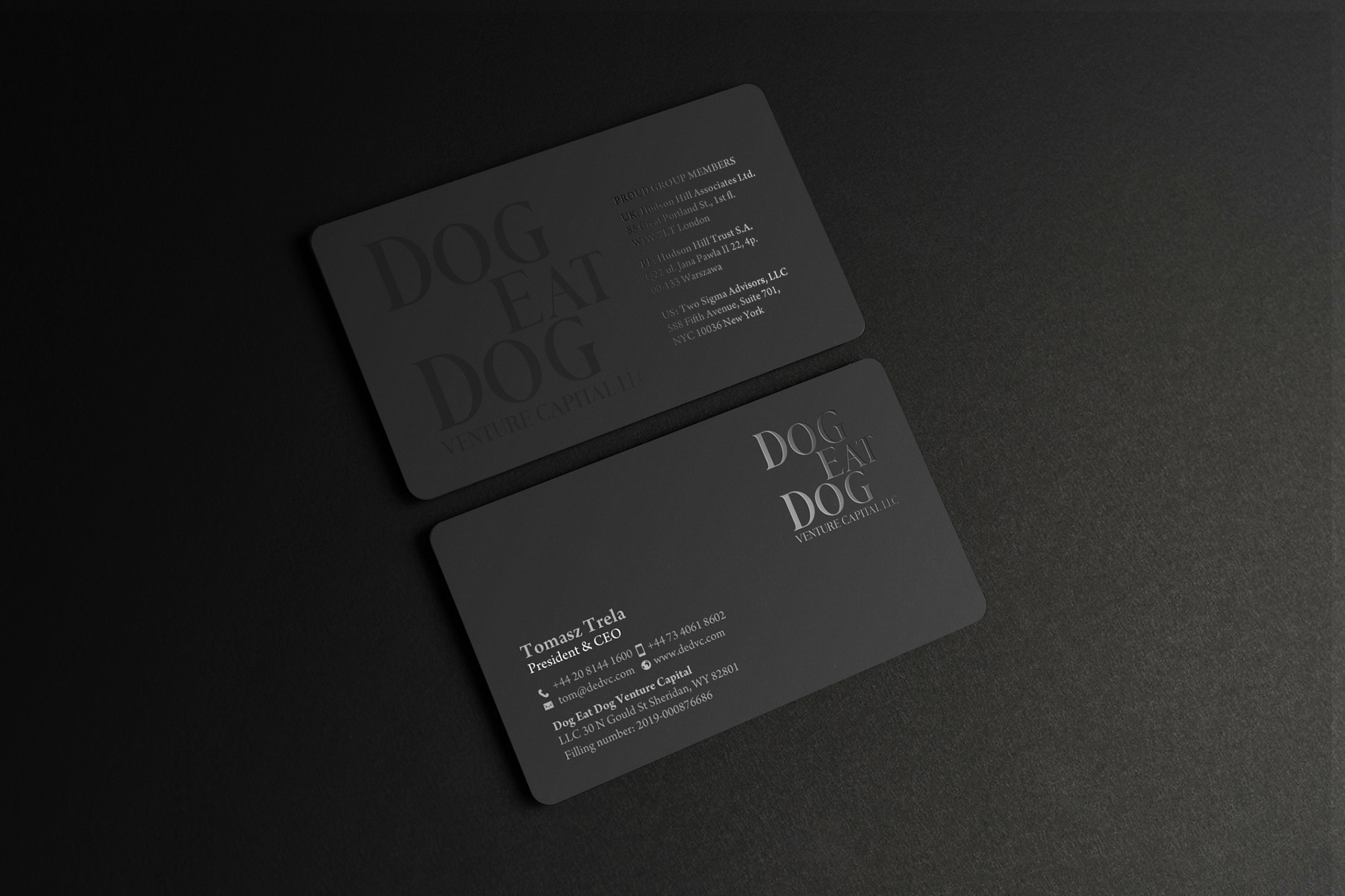 Business Card Design by chandrayaan.creative for Two Sigma Advisors LLC | Design #22630986