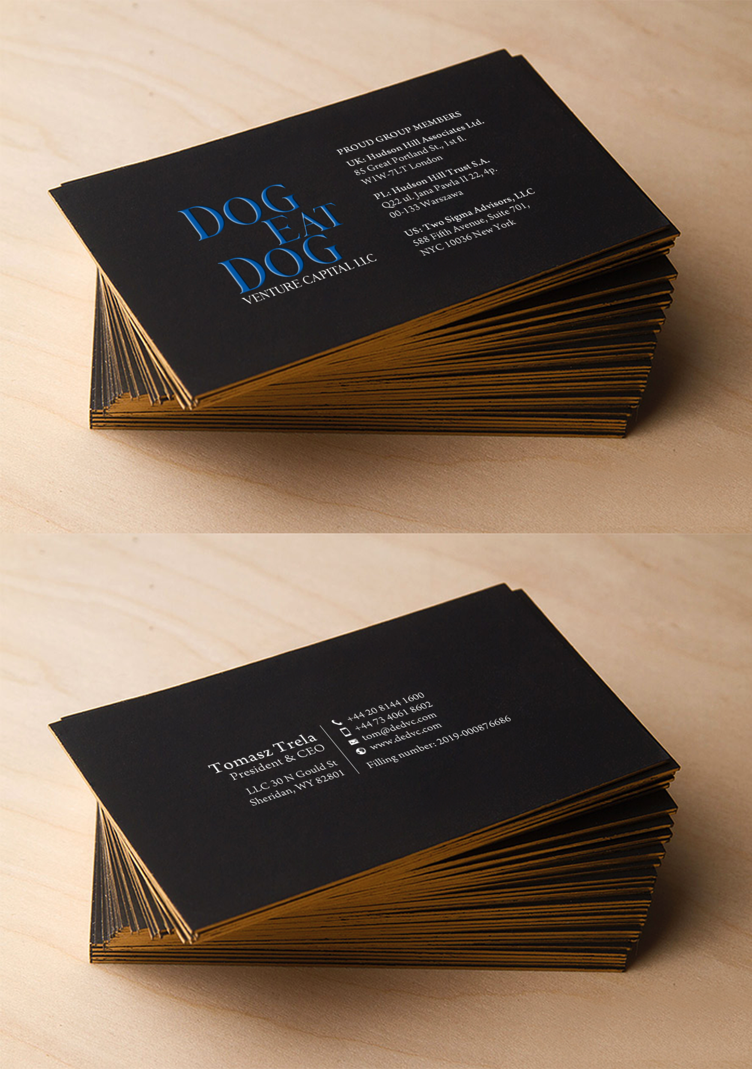 Design de Carte de Visite par chandrayaan.creative pour Two Sigma Advisors LLC | Design #22631871