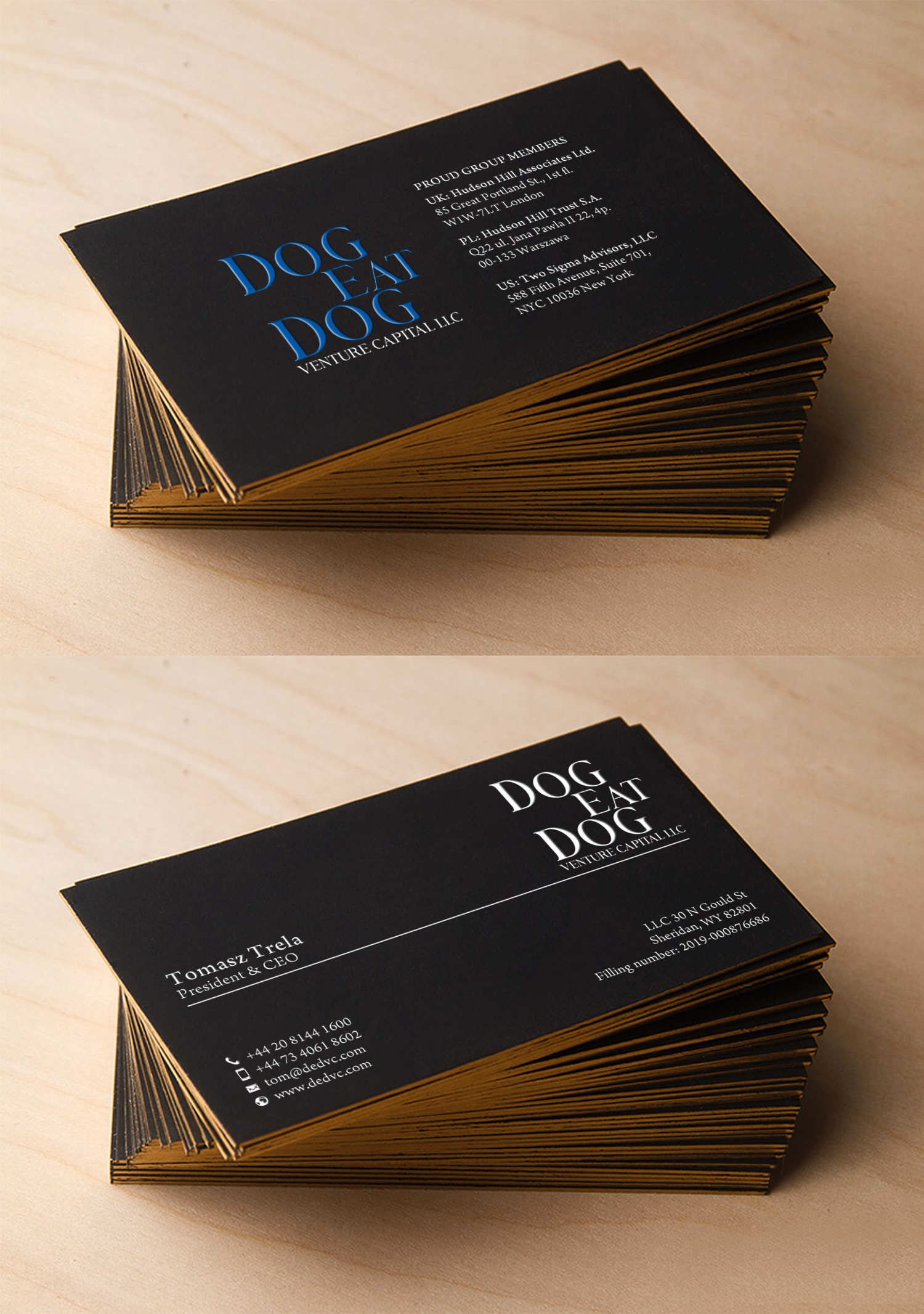 Business Card Design by chandrayaan.creative for Two Sigma Advisors LLC | Design #22631874